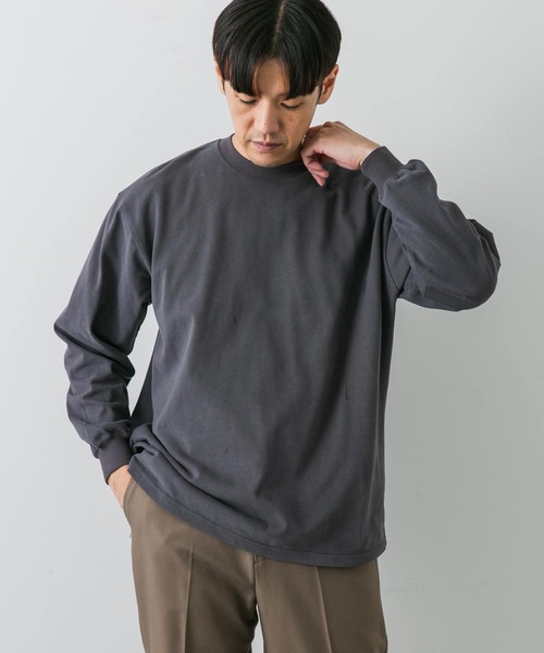 URBAN RESEARCH DOORS(アーバンリサーチドアーズ)の「スウェード起毛天竺 ロングTシャツ(Tシャツ/カットソー・メンズ・スミクロ/アイボリー/ブラウン・MEDIUM/LARGE)」の22枚目の写真