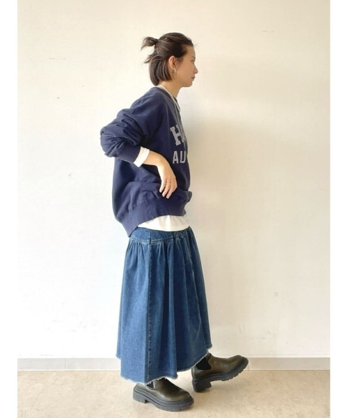 SOMETHING(サムシング)の「【SOMETHING】マーメイドスカート(スカート・レディース・ライトインディゴブルー・S/M)」の18枚目の写真