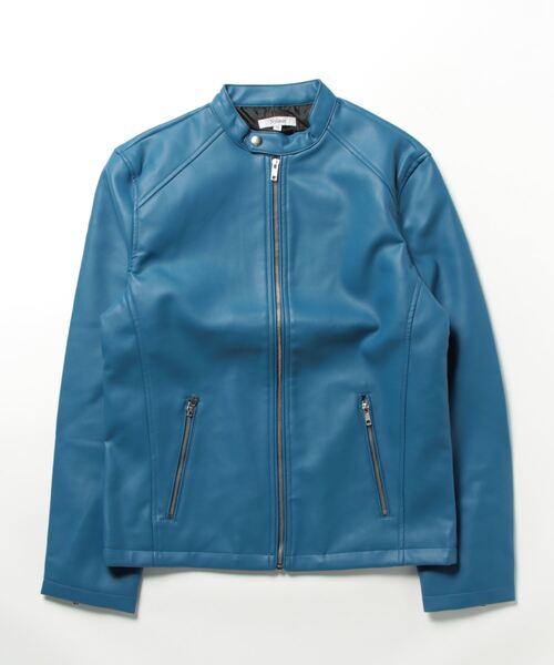 STYLEBLOCK(スタイルブロック)の「PUレザーシングルライダース(ライダースジャケット・メンズ・ブラック/ワイン/ネイビー/ブルー・LL/M/L)」の9枚目の写真