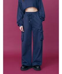 カーゴスウェットワイドパンツ【セットアップ着用可能】