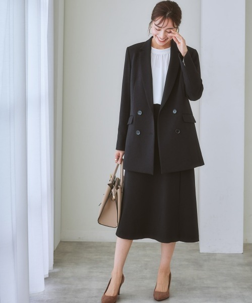 7days Life Styling(セブンデイズライフスタイリング)の「【洗える・ストレッチ】セットアップ対応ウール調ロング丈フレアスカート(上下別売)(スーツスカート・レディース・グレイッシュベージュ/ブラウン系/ブラック・3L/S/LL/M/L/4L/8L/6L/5L)」の22枚目の写真