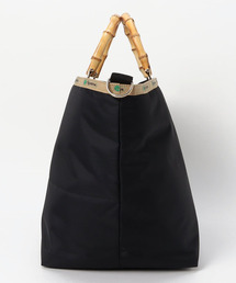 完売品　美品　レスポートサック LARGE BAMBOO TOTE ブラック LeSportsac（レスポートサック）の「LARGE BAMBOO TOTE 2 ブラック