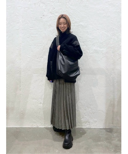 niko and...（ニコアンド）の「NEWラージショルダーバッグ（ショルダーバッグ・メンズ・オフホワイト/ブラック/カーキ/ブルー/ライトグリーン/ブラック系1・FREE）」の12枚目の写真