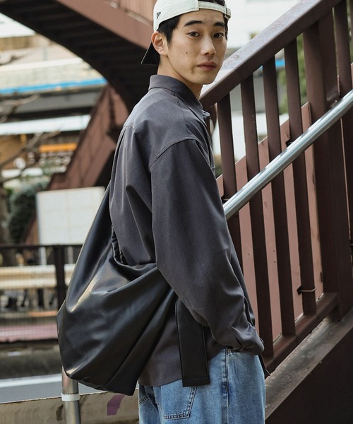 niko and...（ニコアンド）の「NEWラージショルダーバッグ（ショルダーバッグ・メンズ・オフホワイト/ブラック/カーキ/ブルー/ライトグリーン/ブラック系1・FREE）」の19枚目の写真