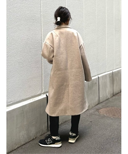 HONEYSUCKLE ROSE（ハニーサックルローズ）の「【HONEYSUCKLE ROSE】チェスターコート（チェスターコート・レディース・ブラック/ベージュ・フリー）」の22枚目の写真