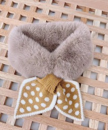 aimoha（アイモハ）の「【aimoha-KIDS-】子供服　フェイクファー　ミニマフラー（マフラー・キッズ）」