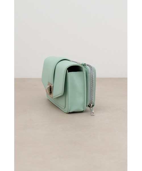 MUCC ウォレットバッグ ターンロックフラップウォレットバッグ（ショルダーバッグ