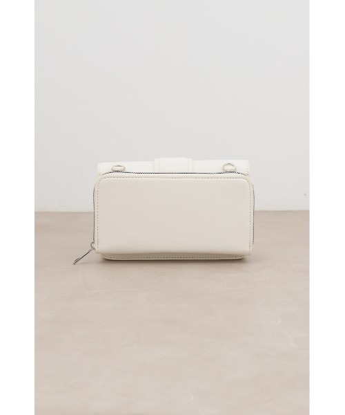 ターンロックフラップウォレットバッグ（ショルダーバッグ