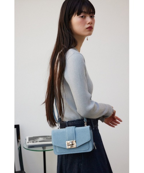 MUCC ウォレットバッグ ターンロックフラップウォレットバッグ（ショルダーバッグ