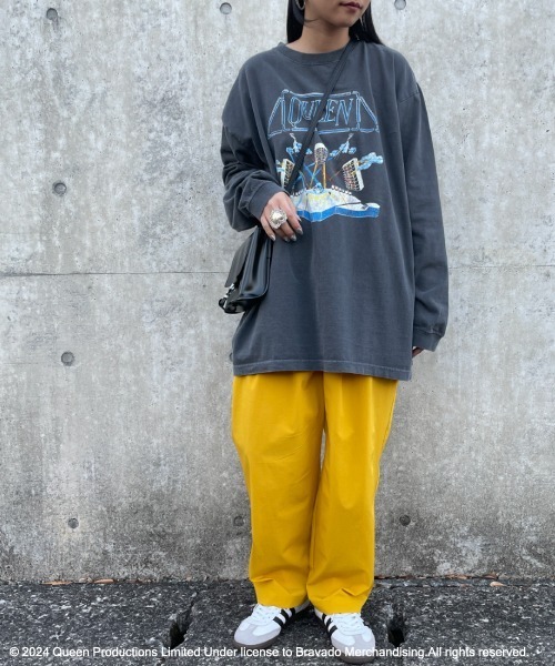 GOOD ROCK SPEED（グッドロックスピード）の「[GOOD ROCK SPEED/グッドロックスピード] 別注 QUEEN ロゴプリントロンT（Tシャツ/カットソー・レディース・ブラック・S/M/L）」の15枚目の写真