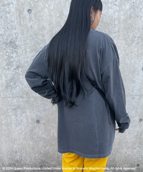 GOOD ROCK SPEED（グッドロックスピード）の「[GOOD ROCK SPEED/グッドロックスピード] 別注 QUEEN ロゴプリントロンT（Tシャツ/カットソー・レディース・ブラック・S/M/L）」の14枚目の写真