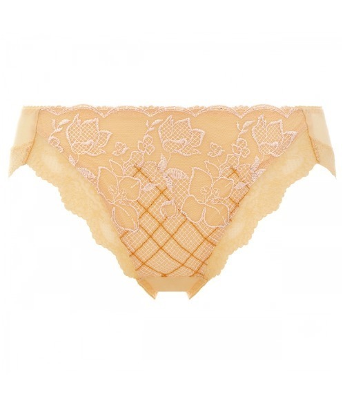 D70M ゴールドレーベル バイ トリンプ リバーレース ブラ＆ショーツ