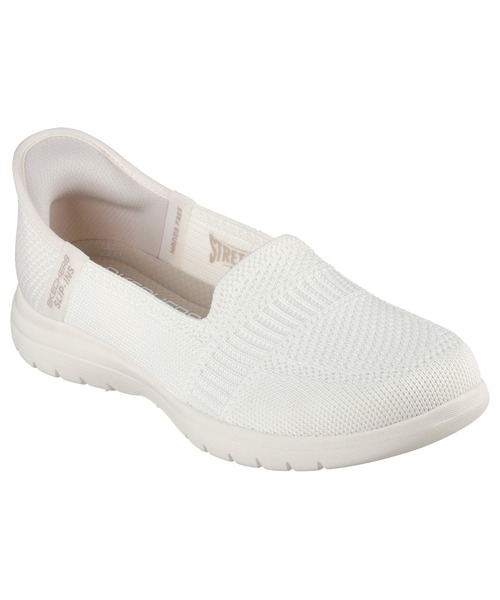 SKECHERS（スケッチャーズ）の「SKECHERS HANDS FREE SLIP-INS : ON-THE-GO FLEX-CAMELLIA /  スケッチャーズ ハンズフリースリップインズ :  オンザゴー フレックス カメリア（スリッポン・レディース・ピンク/ブラック/ベージュ/チョコ/オフホワイト・22.5cm/23cm/23.5cm/24cm/24.5cm/25cm/22cm/26cm）」の2枚目の写真