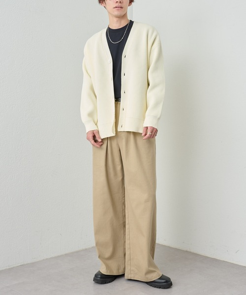 COLONY 2139（コロニートゥーワンスリーナイン）の「スポンディッシュカーディガン（カーディガン/ボレロ・メンズ・アイボリー/ブラック/グリーン・MEDIUM/LARGE）」の22枚目の写真