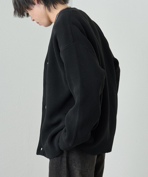 COLONY 2139（コロニートゥーワンスリーナイン）の「スポンディッシュカーディガン（カーディガン/ボレロ・メンズ・アイボリー/ブラック/グリーン・MEDIUM/LARGE）」の9枚目の写真