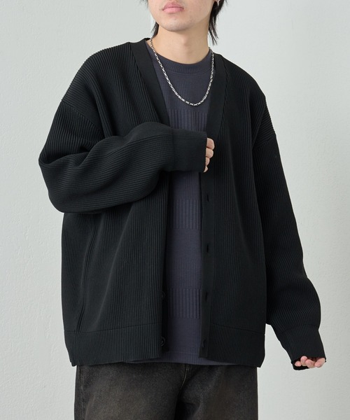 COLONY 2139（コロニートゥーワンスリーナイン）の「スポンディッシュカーディガン（カーディガン/ボレロ・メンズ・アイボリー/ブラック/グリーン・MEDIUM/LARGE）」の11枚目の写真