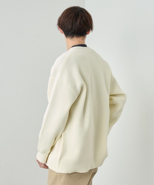 COLONY 2139（コロニートゥーワンスリーナイン）の「スポンディッシュカーディガン（カーディガン/ボレロ・メンズ・アイボリー/ブラック/グリーン・MEDIUM/LARGE）」の5枚目の写真