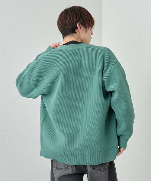 COLONY 2139（コロニートゥーワンスリーナイン）の「スポンディッシュカーディガン（カーディガン/ボレロ・メンズ・アイボリー/ブラック/グリーン・MEDIUM/LARGE）」の13枚目の写真