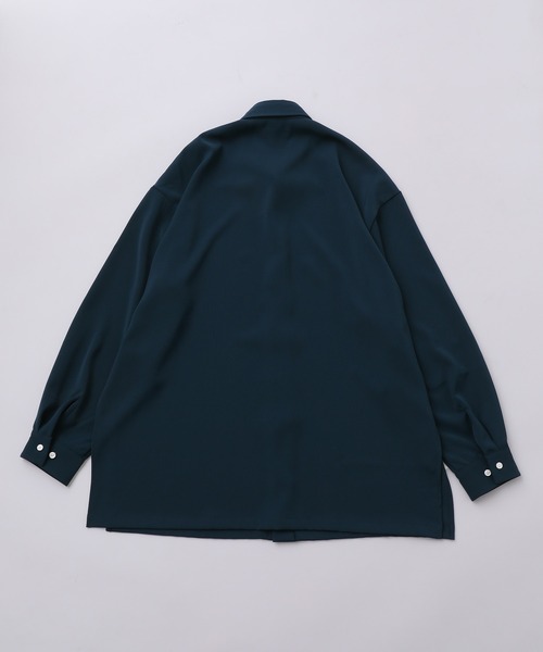 JUNRED(ジュンレッド)の「トロミマキシシャツ(シャツ/ブラウス・メンズ・ホワイト/サックスブルー/ブルー系その他4・S/M/L)」の17枚目の写真