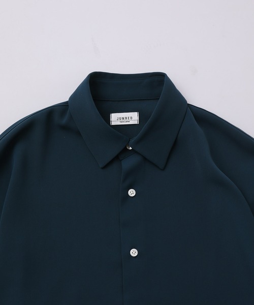 JUNRED(ジュンレッド)の「トロミマキシシャツ(シャツ/ブラウス・メンズ・ホワイト/サックスブルー/ブルー系その他4・S/M/L)」の8枚目の写真