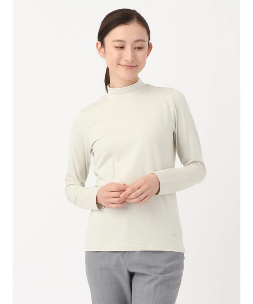 McGREGOR(マックレガー)の「ベア天竺ハイネックカットソー(Tシャツ/カットソー・レディース・ライトブルー/ピンク/ライトグリーン/ネイビー/オレンジ・M/L)」の6枚目の写真