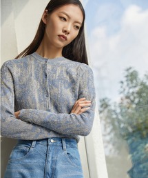 JNBY | Miao Silver Jewelry Crew-neck Cardigan(ニット/セーター)