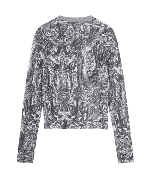 JNBY(ジェーエヌビーワイ)の「Miao Silver Jewelry Crew-neck Cardigan(ニット/セーター・レディース・グレー/ブルー・36/38/40)」の13枚目の写真