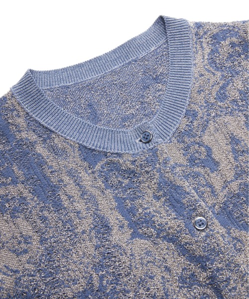 JNBY(ジェーエヌビーワイ)の「Miao Silver Jewelry Crew-neck Cardigan(ニット/セーター・レディース・グレー/ブルー・36/38/40)」の7枚目の写真