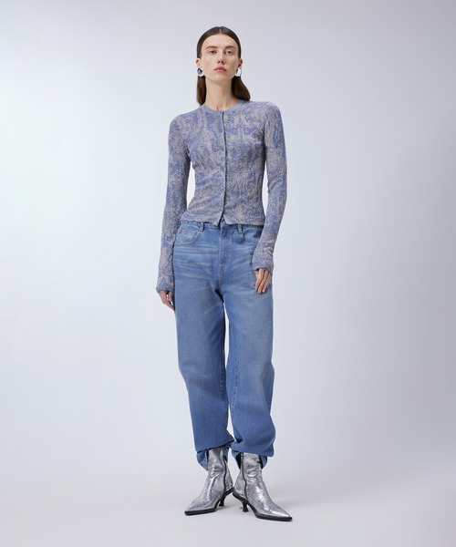 JNBY(ジェーエヌビーワイ)の「Miao Silver Jewelry Crew-neck Cardigan(ニット/セーター・レディース・グレー/ブルー・36/38/40)」の21枚目の写真