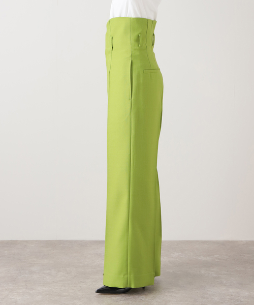 TOGA PULLA（トーガ　プルラ）の「【TOGA PULLA/トーガプルラ】Rayon polyester パンツ（スラックス・レディース・カーキ・SMALL/X-SMALL）」の10枚目の写真