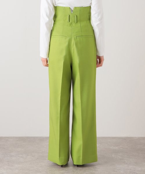 TOGA PULLA（トーガ　プルラ）の「【TOGA PULLA/トーガプルラ】Rayon polyester パンツ（スラックス・レディース・カーキ・SMALL/X-SMALL）」の11枚目の写真