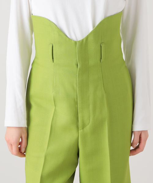 TOGA PULLA（トーガ　プルラ）の「【TOGA PULLA/トーガプルラ】Rayon polyester パンツ（スラックス・レディース・カーキ・SMALL/X-SMALL）」の12枚目の写真