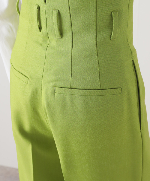 TOGA PULLA（トーガ　プルラ）の「【TOGA PULLA/トーガプルラ】Rayon polyester パンツ（スラックス・レディース・カーキ・SMALL/X-SMALL）」の14枚目の写真