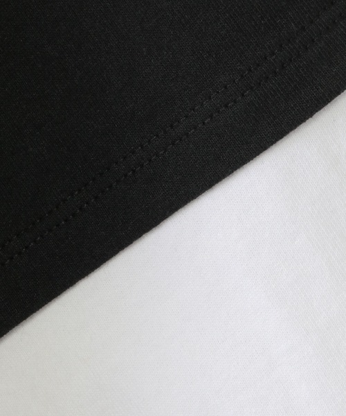 ikka（イッカ）の「7分袖フェイクレイヤードT（120~160cm）（Tシャツ/カットソー・キッズ・ブラック/オフホワイト・160/140/130/120/150）」の12枚目の写真