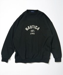 NAUTICA | NAUTICA/ノーティカ Felt Patch Arch Logo Crewneck Sweatshirt/フェルトパッチ　アーチロゴクルーネック スウェットシャツ(スウェット)