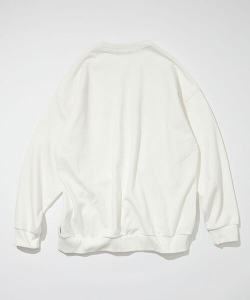 NAUTICA（ノーティカ）の「NAUTICA/ノーティカ Felt Patch Arch Logo Crewneck Sweatshirt/フェルトパッチ　アーチロゴクルーネック スウェットシャツ（スウェット・メンズ・ブラック/ブルー/ライトグレー/ホワイト/ネイビー・LARGE/MEDIUM/X-LARGE）」の17枚目の写真