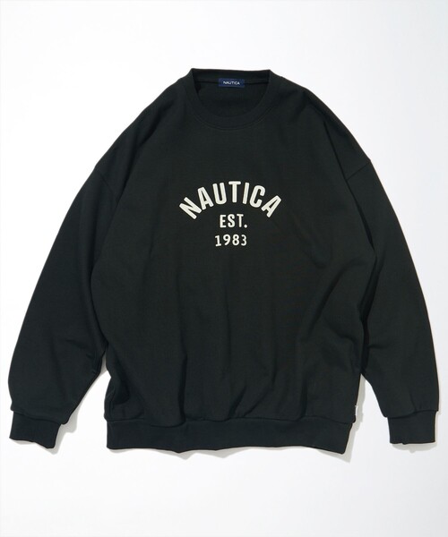 NAUTICA（ノーティカ）の「NAUTICA/ノーティカ Felt Patch Arch Logo Crewneck Sweatshirt/フェルトパッチ　アーチロゴクルーネック スウェットシャツ（スウェット・メンズ・ブラック/ブルー/ライトグレー/ホワイト/ネイビー・LARGE/MEDIUM/X-LARGE）」の22枚目の写真