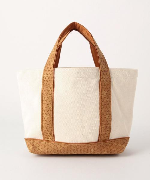 Another Edition（アナザーエディション）の「キャンバストートSサイズ/AE CANVAS TOTE S（トートバッグ・レディース・ホワイト/ブラック/ブラウン・フリー）」の9枚目の写真