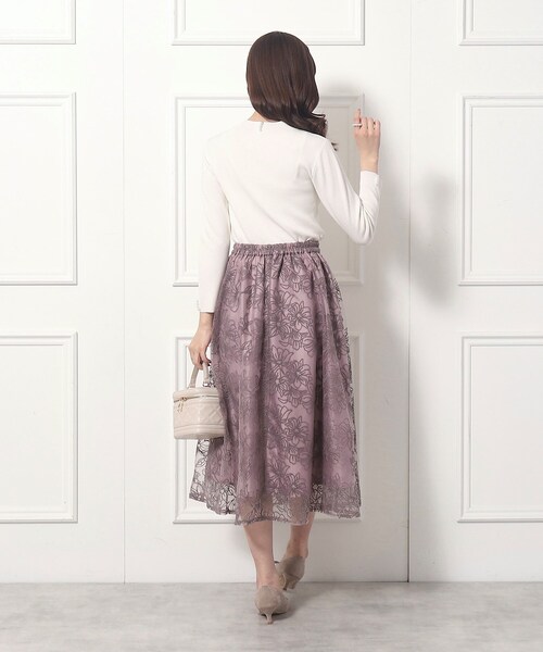 couture brooch（クチュールブローチ）の「◆LEMON ポイントパール調プチハイネックニット（ニット/セーター・レディース・ベビーピンク/オフホワイト/ブラック・42/38）」の17枚目の写真