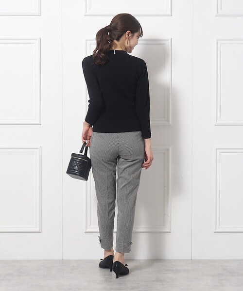 couture brooch（クチュールブローチ）の「◆LEMON ポイントパール調プチハイネックニット（ニット/セーター・レディース・ベビーピンク/オフホワイト/ブラック・42/38）」の22枚目の写真