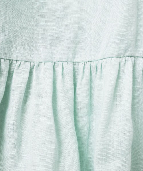 BARNYARDSTORM（バンヤードストーム）の「BARNYARDSTORM / リネンカフタンブラウス（シャツ/ブラウス・レディース・ブラック/ブルー・S/M/L）」の6枚目の写真