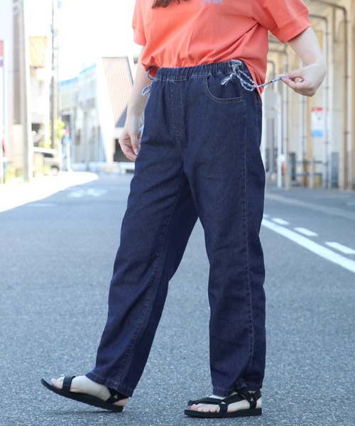 【セール】キンチャクデニムパンツ（デニムパンツ）｜KRIFF MAYER Lady's Collection（クリフメイヤーレディースコレクション）
