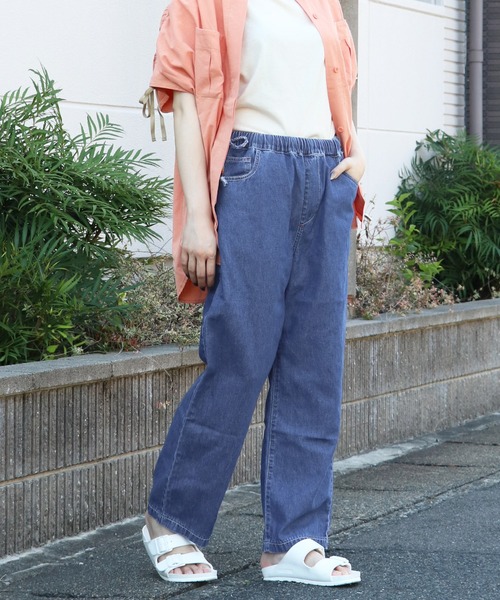 【セール】キンチャクデニムパンツ（デニムパンツ）｜KRIFF MAYER Lady's Collection（クリフメイヤーレディースコレクション）