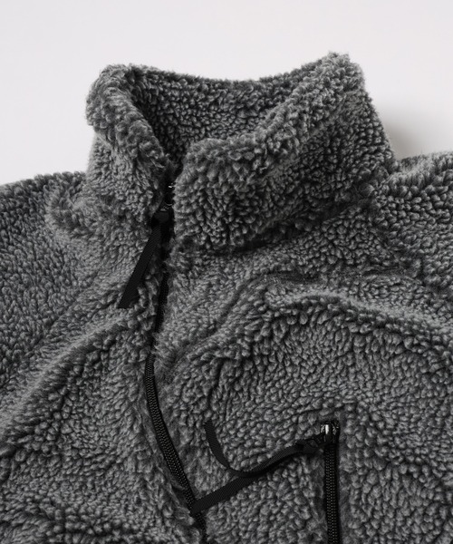 Jieda（ジエダ）の「【OUTLIERS×JieDa】FLEECE JACKET（ブルゾン・メンズ・ブラック/パープル・1/2）」の8枚目の写真