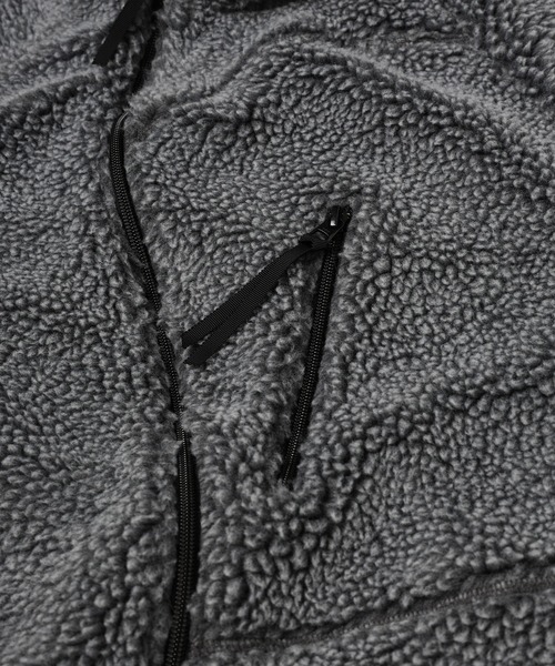 Jieda（ジエダ）の「【OUTLIERS×JieDa】FLEECE JACKET（ブルゾン・メンズ・ブラック/パープル・1/2）」の6枚目の写真