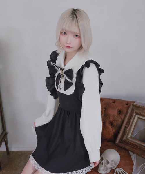 Pal elfy（パルエルフィー）の「レースリボンワンピース