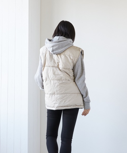 U.S. POLO ASSN.（ユーエスポロアッスン）の「US.POLO.ASSN. ワンポイント刺繍 中綿ベスト（ダウンベスト・メンズ・ホワイト/ブラック/ベージュ/オリーブ・X-LARGE/MEDIUM/LARGE/SMALL）」の9枚目の写真