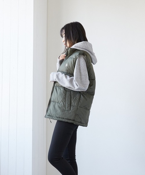 U.S. POLO ASSN.（ユーエスポロアッスン）の「US.POLO.ASSN. ワンポイント刺繍 中綿ベスト（ダウンベスト・メンズ・ホワイト/ブラック/ベージュ/オリーブ・X-LARGE/MEDIUM/LARGE/SMALL）」の13枚目の写真