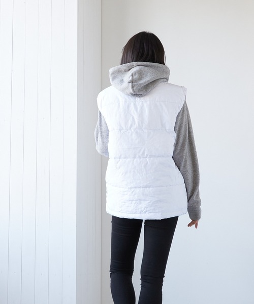 U.S. POLO ASSN.（ユーエスポロアッスン）の「US.POLO.ASSN. ワンポイント刺繍 中綿ベスト（ダウンベスト・メンズ・ホワイト/ブラック/ベージュ/オリーブ・X-LARGE/MEDIUM/LARGE/SMALL）」の18枚目の写真