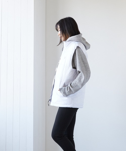 U.S. POLO ASSN.（ユーエスポロアッスン）の「US.POLO.ASSN. ワンポイント刺繍 中綿ベスト（ダウンベスト・メンズ・ホワイト/ブラック/ベージュ/オリーブ・X-LARGE/MEDIUM/LARGE/SMALL）」の19枚目の写真